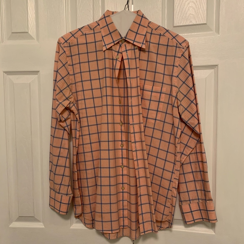 Scott Barber mens button down dress shirt